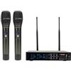 Retekess TC103 Microfono Wireless, Microfoni Wireless Professionali Portatile, Portata 90 m, Qualità del Suono Dinamica ad Alta Fedeltà, Accoppiamento Automatico, Adatto per Karaoke, Matrimoni, DJ