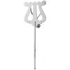 Ruka »37511 Tuba - Trumpet - Tenor Horn Lyre« Letturino Tube - 230x85mm - Colore: Nichel