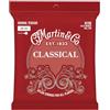 Martin Chitarra classica M260, nylon tensione normale 80/20, bronzo con estremità sferica, corde per chitarra acustica, confezione da 1, colore argento