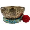 Amilav Collections Full Moon Singing Bowl 7 Set -Chakra Singing Bowl Sound Healing Chakra Note Tune (4 to 8)