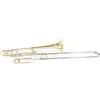 GEWA Roy Benson Bb/F(Gb) Tenor Trombone TT-227F (campana in ottone da 8, alesaggio da 12,7 mm, slide in alpacca, con quarta o terza valvola unica, per musicisti esperti e bambini).