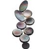 SHOWERORO Set 9 Pezzi Tappi per Chiavi Sassofono Soprano e Alto in Materiale Sintetico Nero, Leggeri, Facili da Trasportare e Usare, Accessori per Sax Inlay per Musicisti