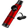 TianChunyue Kazoo in metallo, 5 diaframmi, tono regolabile per la maggior parte degli strumenti (rosso)