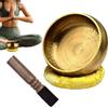 Qiwieod Set di Campane Tibetane,Set Di Ciotole Zen In Per Meditazione Decor Spirituale - Campane Decorazione Casa per Profondo Rilassamento Yoga Benessere Spazi Terapeuti in Viaggio Soggiorno
