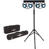 Gear4music COB Disco DJ Luci per Feste con Supporto DMX Compatibile