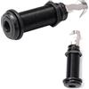 SHOWERORO Presa Jack Stereo 6,35 Mm Per Chitarra Terminale Cilindrico Filettato Presa Jack Mono Per Basso Ingresso Uscita Pickup Adatto Cavi Amplificatori