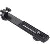 iplusmile Barra Microfono Staffa Flash Supporto Per Luce Di Riempimento Staffa Per Luce Flash Barra Di Estensione Doppio Montaggio Supporto Per Microfono Portatile