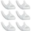 AKOOSY Supporto Ocarina Mano in Ceramica, 6 Pezzi, Bianco