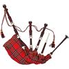 vidaXL Cornamusa Scozzese Great Highland Rosso Reale Steward Scozzese