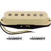 FLEOR Pickup Alnico 5 Pickup bobina singola al ponte per chitarra Asta piatta per chitarra elettrica ST SQ, crema