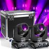 Osusuent 2PCS 230W 7R Beam Teste Mobili con Flightcase 17 Gobos 14 Colori Moving Head 24 prismi RGBW Luci Palco per Concerti, Palcoscenici, Club, Feste