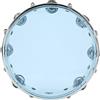 Cryfokt Tamburo a Mano da 10 Pollici con Tono Regolabile Doppia ABS Leggero Campanello a Percussione per Tutte le età Concerti Feste di Compleanno ABS in Metallo (BLUE)