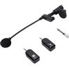 Tosuny Microfono per Chitarra, Microfono Wireless a Clip per Violino Violoncello, per Strumenti a Bassa Latenza 2.4G con Portata di 30 M e Batteria da 6 Ore per Spettacoli
