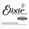 Elixir Corda singola per chitarra acustica bronzo 80/20 Elixir® Strings con rivestimento NANOWEB® (.056)