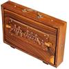 Amilav Collections SHRUTI BOX~TEAK WOOD~ SIZE (15 X 10 X 3)~440 Hz~SWAR PETI~BHAJAN~KIRTAN~CHANTING