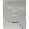VATTEA Battipenna per chitarra Fender Telecaster Precision Bass Style (1 strato bianco-2.3)