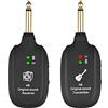 Btuty Wireless Guitar System UHF Trasmettitore Ricevitore Set 730 mhz 50 M Gamma per Chitarre Elettriche Basso Violino