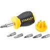 STANLEY 0-66-357 Cacciavite PortaInserti Magnetico, Set di 6 Inserti, Nano