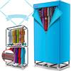 CABINE Carica 20 Kg Di Asciugacapelli a Versante Riscaldato Elettrico, Vestiti per Asciugatura da 180 Minuti./Blue/B