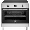 La Germania AMN964IEXE - Cucina induzione con forno elettrico, 90x60 cm, Inox