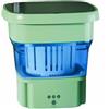 Generic Piccola lavatrice portatile con pulsanti touch, facile da usare e durevole, adatta per case, dormitori, ecc. (verde)