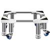 XXZG Base Lavatrice,Carrello Lavatrice Con Ruote，Supporti E Telai Per Lavatrici Lunghezza 65-80cm,Altezza 20/25/30/35cm,Supporti 300kg 4 Gambe 4 Doppie Ruote(Total Height:13.8in)