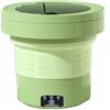 Generic Lavatrice portatile, di piccole dimensioni e di grande capacità, può essere utilizzata per il lavaggio e la disidratazione, adatta per viaggi di lavoro, viaggi, ecc. (verde chiaro)