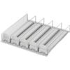 Genérico Binario autoscorrevole for frigorifero domestico for congelatore for supermercato, spintore automatico for bevande da 1 a 5 pezzi(75x360mm 5pcs)
