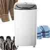 DSYYNAY Essiccatore rotante da 10 kg, centrifuga a risparmio energetico ed energia, sterilizzazione con luce blu + cilindro interno in acciaio inox + motore di qualità, A