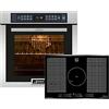 Kaiser Piano cottura a induzione EH 6306 RS+KCT 777 FI La Perle, Forno a incasso,acciaio inox,79L 15 ft Gril Air fryer Full Touch + piano cottura a induzione 77 cm/incasso Piano cottura Autarcie