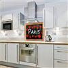Cube Print and Display Paris Frame - Stampa vetro da cucina Splashback (700 W x 700 h)