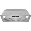 COSMO COS-30IRHS 30 Lumin Collection 380 CFM Cappa con inserto canalizzato, comandi touch, luci LED, acciaio inossidabile