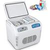 YXCMD Frigo Portatile per Insulina 12L - Conservazione Medicinali 2-8°C, Doppia Modalità Freddo/Caldo, Uso Casa/Auto, per Penne Insuliniche, Farmaci Termolabili, Latte Materno e Cosmetici