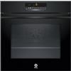 Balay - Forno multifunzione con funzione friggitrice ad aria, 60 cm, pirolisi e Aqualisis, controllo touch, 40 ricette, binari Flex, vetro nero, 3HB5879N7