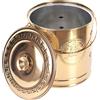 CYJAZNHH Gabbia da giardino in metallo per inceneritore, Barile di combustione in metallo, inceneritore domestico in acciaio inossidabile resistente al calore con maniglia, tritarifiuti for carta(34x34cm/13.3x