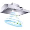 ZPRMMN Cappa Aspirante Sottopensile Da 30, Cappa Aspirante Da 1000 CFM Con Ventola A 2 Velocità, Cappa Aspirante In Acciaio Inossidabile Da 30 Pollici (Color : 120 * 80 * 45, Size : 680W)