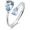 Brosway Anello Donna in Argento e Cloud Light Blue | Collezione Fancy - FCL113C