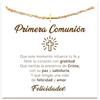 SOFIA FERRER Regalo Comunione Ragazza, Bracciale Bambina Comunione, Regali Comunione Originali, Bracciale Prima Comunione 8, 9, 10, 11, 12 anni, Medio, Acciaio inossidabile, Non è una pietra preziosa