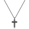 Brosway Collana Uomo in Acciaio con Simbolo Croce | Collezione Backliner - BBC06