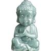 HAEUYA Collana con ciondolo in giada,Collana di giada,Giada naturale,Collana con ciondolo in giada per, Uomini e donne Buddha tridimensionale verde in stile etnico con cordino e certificato