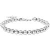 inSCINTILLE Bracciale a Palline in Argento Rodiato 925 (0.40)
