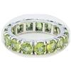 joyas plata real gemstones anello tondo peridoto sfaccettato multi pietra - anello peridoto verde argento massiccio - agosto nascita leo astrologia anello con pietre preziose