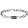 Maserati Bracciale Uomo, Collezione JEWELS, in Acciaio, diamanti, nero e PVD RG - JM221ATY05