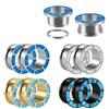 LGXLGX Tunnel for orecchie cavi in acciaio inossidabile con motivo a pietra di pino, dilatatori for piercing, orecchini, calibri, 2 pezzi(4 in 1set,19mm)