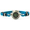 amorili Bracciale Uomo Bussola Rosa dei Venti in Acciaio Inox e Corda | Stile Nautico Marinaro | Accessorio Elegante e Sportivo | Idea Regalo per Amanti del Mare (turchese)