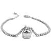 Cavaliere Gioielli Bracciale Campanella Capri Argento 925 Rodiato Sfere Lisce Donna Amuleto Portafortuna Leggenda Ragazza Made in Italy