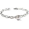 Maglione Gioielli Bracciale Rolò con ciondolo chiama Angeli in argento 925 rodiato bianco