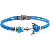 amorili Bracciale Uomo Ancora in Acciaio Inox e Corda | Braccialetto Nautico Marinaro Regolabile | Gioiello Maschile Elegante e Resistente | Idea Regalo Uomo Amante del Mare bcc1138