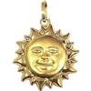 Generic CIONDOLO SOLE GRANDE IN ORO GIALLO 18 KT CON COLLANA LACCIO IN OMAGGIO