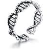 GemKing SCR643 DNA ring S925 Sterling Silver Ring